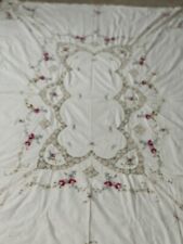 Vintage tablecloth white for sale  Warner Robins