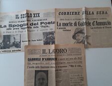 Prime pagine giornali usato  Genova
