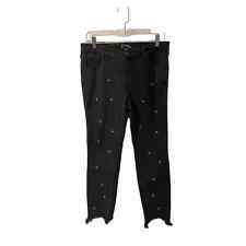 Jeans Art Class Space Objects tamanho 16 infantil alvo lua negra estrelas planetas bainha crua comprar usado  Enviando para Brazil
