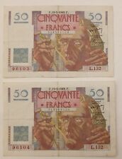 Billets francs verrier d'occasion  Lachapelle-aux-Pots