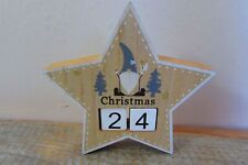 Wooden christmas countdown for sale  Shipping to Ireland