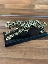 Leopard gold skulptur gebraucht kaufen  Osnabrück