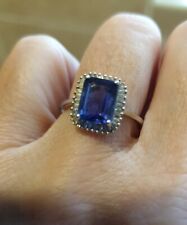 Aaaa tanzanite diamond for sale  NEATH