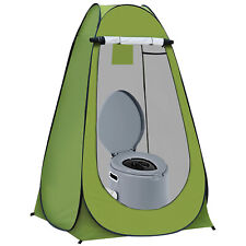 Vaso sanitário portátil acampamento 6L com tenda pop-up privacidade chuveiro caminhada banheiro comprar usado  Enviando para Brazil