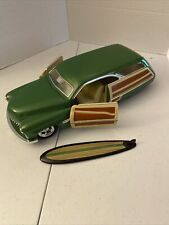 Vintage Hot Wheels 1950 Green Merc Woodie 1:18 Diecast 11x4x3” comprar usado  Enviando para Brazil
