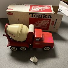 Vintage Tonka 1964 Cement Mixer Truck Original with Box no 620 15” pressed steel for sale  Macomb