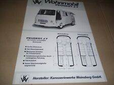 Wohnmobil peugeot prospekt gebraucht kaufen  Johanniskirchen