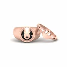 Conjunto de anel de noivado Star Wars Aliança Rebelde conjunto de anel de casamento dele e dela comprar usado  Enviando para Brazil