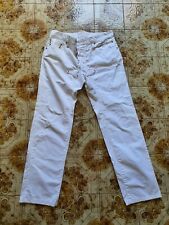 Pantaloni dsquared2 bianco usato  Trani