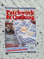 patchwork quilting magazine for sale  CHESSINGTON