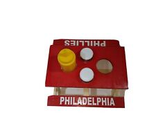 Philadelphia Phillies Picnic Bench Condiment Holder, used for sale  Shipping to South Africa