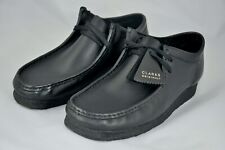 Clarks Originals Wallabee Męskie czarne skórzane buty Męskie rozmiar 10.5 UK 9.5 na sprzedaż  PL