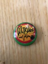 Vintage ultravox pin for sale  DARTFORD
