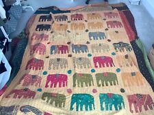 Elephant print multicolored for sale  STAINES-UPON-THAMES