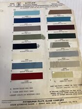 1967 FORD AUTOMOTIVE P.P.G., DITZLER Exterior Paint Color Chip ORIGINAL for sale  Shipping to South Africa