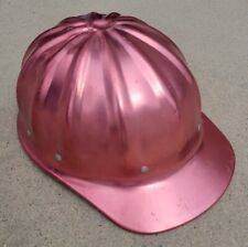 Capacete de segurança vintage SuperLite fibra metal alumínio construção rosa comprar usado  Enviando para Brazil