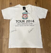 Camiseta Liverpool Firmada Robbie Fowler & Ian Rush Fútbol Tour Estados Unidos Oficial LFC segunda mano  Embacar hacia Argentina