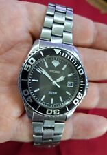 Seiko SQ100 relógio de mergulho V742-8A00, preto e aço inoxidável relógio vintage para reparo comprar usado  Enviando para Brazil