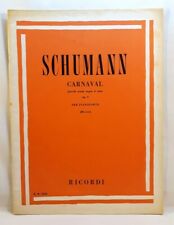 Schumann carnaval per usato  Sonnino