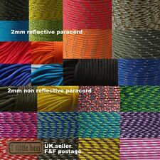 2mm paracord reflective for sale  PETERBOROUGH