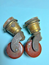 Brass cup castors for sale  Shipping to Ireland