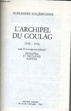 Archipel goulag investigation d'occasion  France