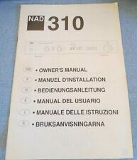 Nad 310 manuale usato  Italia