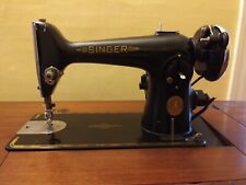 Vintage 1948 Singer Sewing Machine Model 201K In Art Deco Cabinet w/ Foot Pedal, used for sale  Buffalo