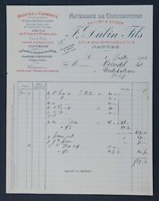 Invoice 1929 briques d'occasion  Expédié en Belgium