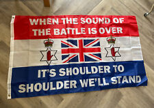 Glasgow Rangers FC Bandeira 5 pés por 3 pés - Distintivo de camisa UVF Ulster Volunteer Force comprar usado  Enviando para Brazil