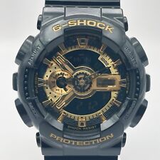 Relógio de quartzo masculino CASIO G-SHOCK GA-110GB-1AJF ouro preto analógico digital comprar usado  Enviando para Brazil