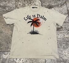 Camiseta Palm Angels Life Is Palm GG  comprar usado  Enviando para Brazil
