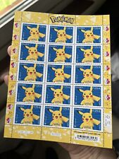 Pokemon planche timbres d'occasion  Saint-Jeannet