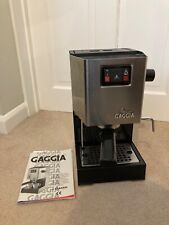 Gaggia classic manual for sale  CHELMSFORD