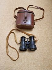 Vintage binoculars leather for sale  RIPLEY