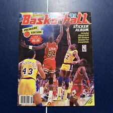 Álbum de basquete Panini 1990-1991 NBA edição Premier com 180 adesivos NÃO LACRADO comprar usado  Enviando para Brazil