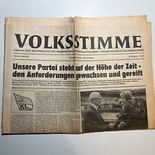 Volksstimme sed april gebraucht kaufen  Wanzleben