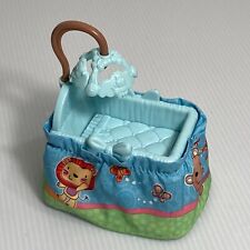 Cuna azul Fisher Price Loving Family bebé niño guardería Moisés 2007 segunda mano  Embacar hacia Argentina