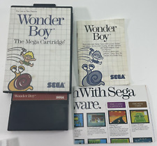 Wonder Boy para The Sega Master System com Manual e Pôster TESTADO E FUNCIONANDO comprar usado  Enviando para Brazil