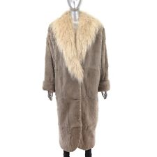 Taupe rabbit coat for sale  Mc Lean