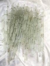 99 pcs MID CENTURY MODERN LIGHTOLIER GAETANO SCIOLARI CHANDELIER 9" GLASS RODS for sale  Shipping to South Africa