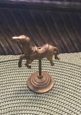 Antique brass horse for sale  Bay City