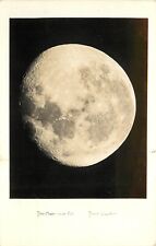 c1942 RPPC Postcard; Third Quarter Moon near Full, Telescopic Photo, Unposted for sale  Shipping to South Africa
