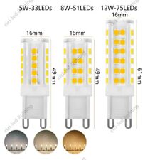 G9 LED 5W 8W 12W Keramik Kapsel Glühbirnen 2835 SMD Energiesparende 230V Lampe comprar usado  Enviando para Brazil