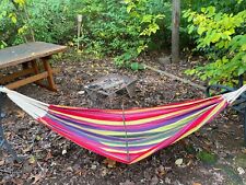 Bliss Hammock Blue Purple Red Yellow Striped up to 230 lbs for sale  Shipping to South Africa