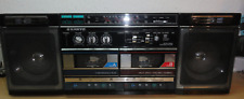 Vintage SANYO M W190K Tape Boombox Double Cassette Radio Recorder Rare Japan, used for sale  Shipping to South Africa