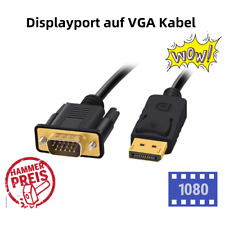 H17M DisplayPort auf VGA Kabel 1.8m DP auf VGA Stecker auf Stecker 1080P Full HD comprar usado  Enviando para Brazil