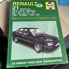 Revue technique HAYNES RENAULT 21 GTS GTX NEVADA RS RX Ti TL TS TSE TURBO TXE, usado segunda mano  Embacar hacia Argentina