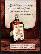 Usado, 1961 Ballantine's Scotch Whisky garrafa foto impressão vintage anúncio comprar usado  Enviando para Brazil