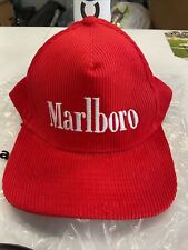 Chapéu de veludo vermelho Marlboro Snap Back, usado comprar usado  Enviando para Brazil